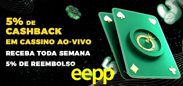 Promoções do cassino ao Vivo eepp